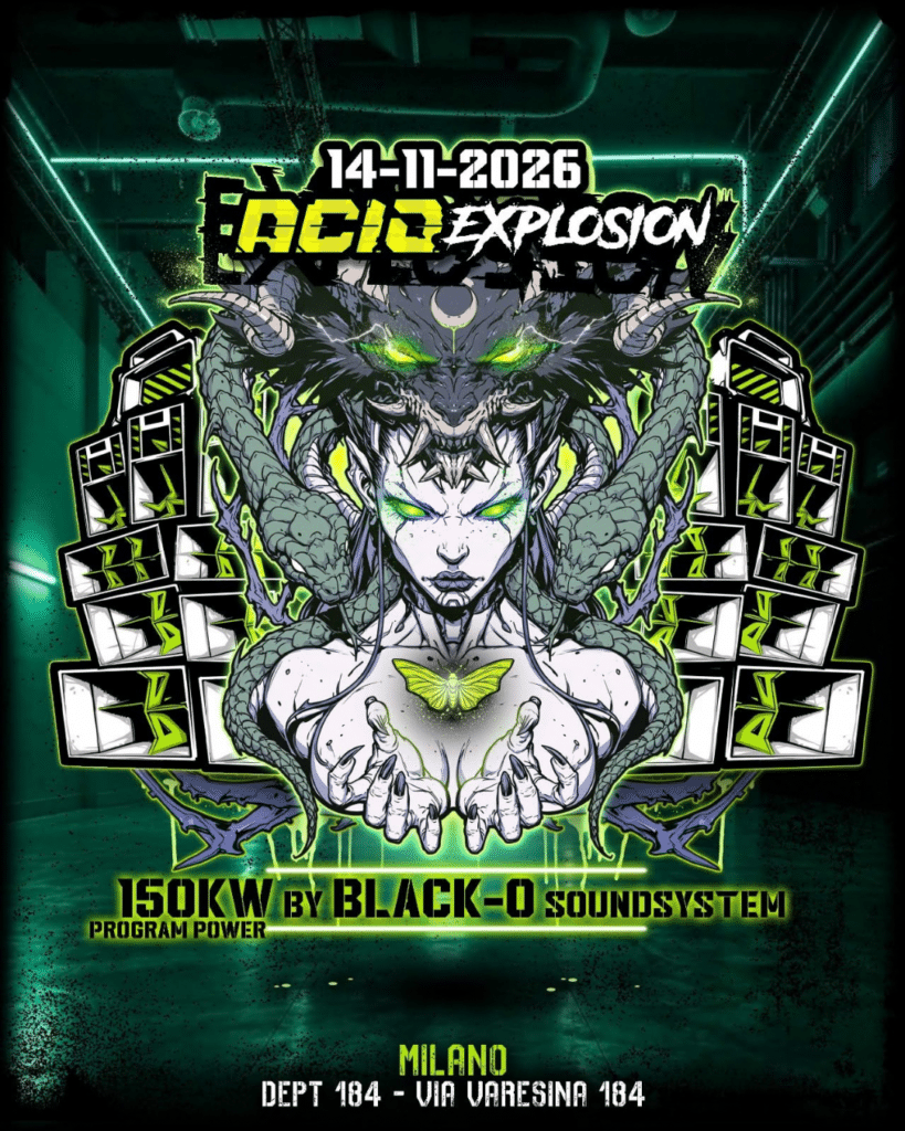 Acidexplosion tekno Department 184 Milan November 2026
